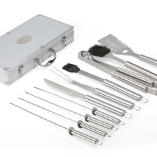 Kit churrasco  em Maleta de Alumínio 